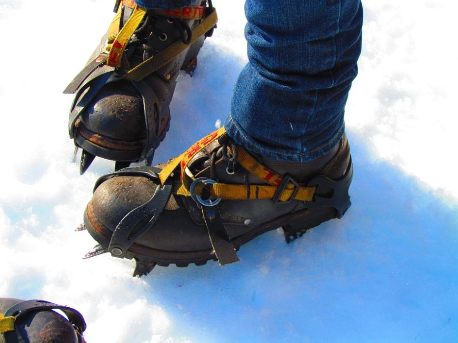 warm hiking boots